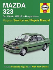 Mazda 323 (oct 89 - 98) G to R Book