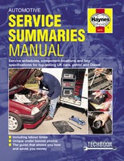 Automotive Service Summaries Manual Book
