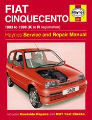 Fiat Cinquecento (93 - 98) K to R Book
