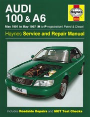 Audi 100 & A6 Petrol & Diesel (may 91 - May 97) H to P Book