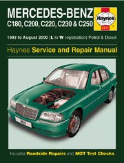 Mercedes-Benz C-class Petrol & Diesel (93 - Aug 00) L to W Book
