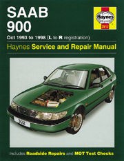 Saab 900 (oct 93 - 98) L to R Book