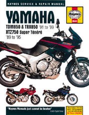 Yamaha TDM850, TRX850 & XTZ750 (89 - 99) Book