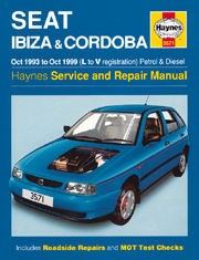 Seat Ibiza & Cordoba Petrol & Diesel (oct 93 - Oct 99) L to V Book