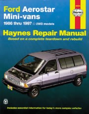 Ford Aerostar Mini-vans (86 - 97) Book