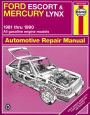 Ford Escort & Mercury Lynx (81 - 90) Book