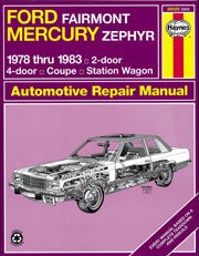 Ford Fairmont & Mercury Zephyr (78 - 83) Book