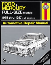 Ford & Mercury Full-size (75 - 87) Book