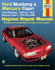 Ford Mustang & Mercury Capri (79 - 93) Book