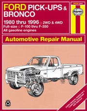 Ford Pick-ups & Bronco (80 - 96) Book