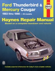 Ford Thunderbird & Mercury Cougar (83 - 88) Book