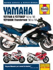 Yamaha YZF750R & YZF1000R Thunderace (93 - 00) Book