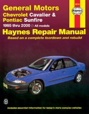 General Motors Chevrolet Cavalier & Pontiac Sunfire (95 - 00) Book