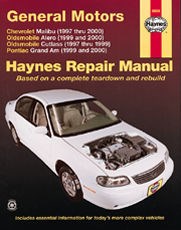 General Motors Chevrolet Malibu, Oldsmobile Alero & Cutlass, and Pontiac Grand AM (97 - 00) Book