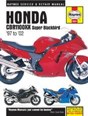 Honda CBR1100XX Super Blackbird (97 - 02) Book