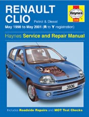 Renault Clio Petrol & Diesel (may 98 - May 01) R to Y Book