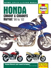 Honda CB600F Hornet (98 - 02) Book