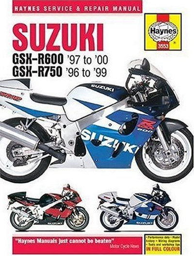 Suzuki GSX-R600, 750 & 1000 (00 - 02) Book