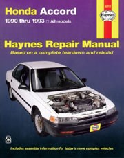 Honda Accord (90 - 93) Book