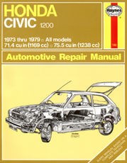 Honda Civic 1200 (73 - 79) Book