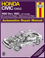 Honda Civic 1300 & 1500 Cvcc (80 - 83) Book