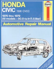 Honda Civic 1500 Cvcc (75 - 79) Book