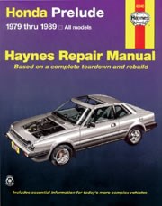 Honda Prelude Cvcc (79 - 89) Book
