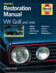 VW Golf and Jetta Restoration Manual Book