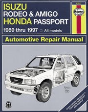 Isuzu Rodeo & Honda Passport (91 - 97) Book