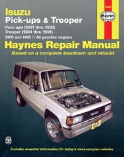 Isuzu Trooper & Pick-up (81 - 93) Book