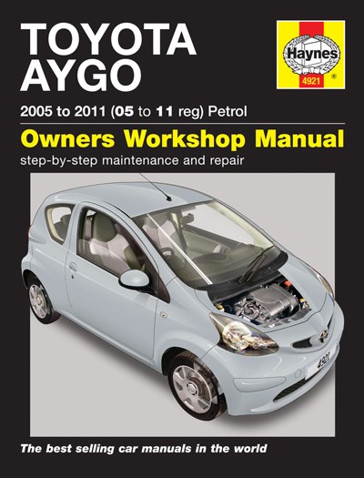 Toyota Aygo Petrol (05 -11) Haynes Repair Manual