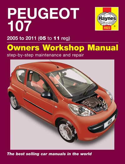 Peugeot 107 Petrol (05 - 11) Haynes Repair Manual