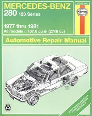 Mercedes-Benz 280, 123 Series (77 - 81) Book