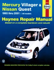 Mercury Villager & Nissan Quest (93 - 01) Book