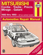Mitsubishi Cordia, Tredia, Galant, Precis & Mirage (83 - 93) Book
