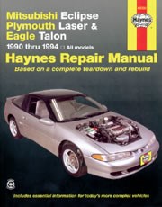 Mitsubishi Eclipse, Plymouth Laser & Eagle Talon (90 - 94) Book
