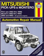 Mitsubishi Pick-up & Montero (83 - 96) Book