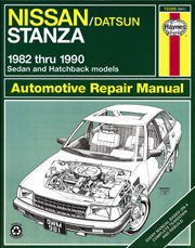 Nissan Stanza (82 - 90) Book