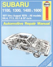 Subaru 1100, 1300, 1400 & 1600 (71 - 79) Book