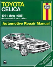Toyota Celica Rear-wheel Drive (71 - 85) Book