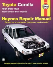 Toyota Corolla Front-wheel Drive (84 - 92) Book