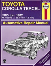 Toyota Corolla Tercel (80 - 82) Book