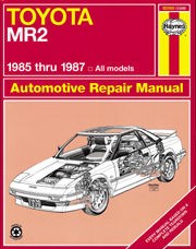 Toyota MR2 (85 - 87) Book