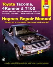 Toyota Tacoma, 4RUNNER & T100 (93 - 00) Book
