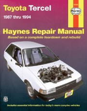 Toyota Tercel (87 - 94) Book
