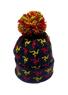 Isle of Man 3 Legs Bobble Hat