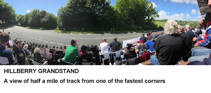 Hillberry Grandstand - Isle of Man TT 2019 - click to enlarge