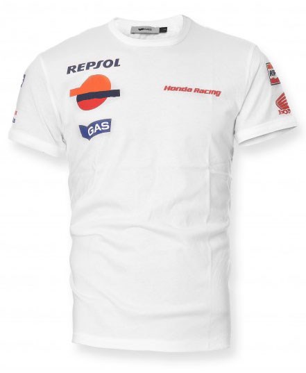 Honda Repsol Team T Shirt White Duke Video