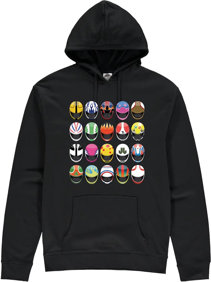 Modern Helmets Hoodie Black - click to enlarge