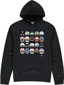 Grand Prix Helmets Hoodie - click to enlarge